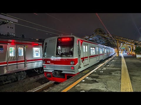Naik krl TM 6000 Ke Jakarta NONTON KERETA API KRL Sore 2025,Masinis Ramah Ka Cakrabuana, KRL China,