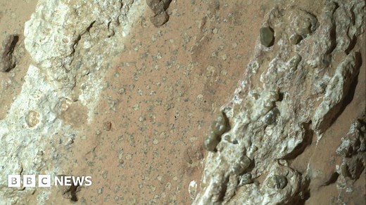 Nasa rover finds rocks on Mars with potential signs of past life