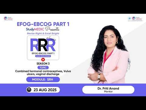 EFOG EBCOG Part 1 | RRR Series Season 3 | SRH | Dr. Priti Anand | StudyMEDIC