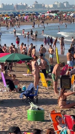 🇦🇷 BEAUTIFUL BEACH, Mar del Plata, Argentina ☀️ #shorts