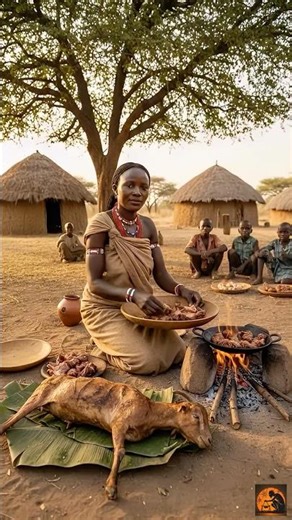 HOW THEY EAT! African Tribes Cooking Life 🍽️ Primitive Village Food #primitivecooking #triballife
