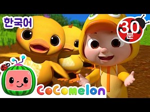 아기 오리 몇 마리? 열 마리! + 동요 모음 | 동요 30분 | 코코멜론 동요 & 키즈송 | 코코 멜론 인기 동요 | CoComelon