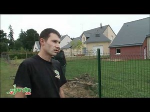 POSER une CLÔTURE MÉTALLIQUE