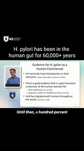 H. pylori was once a universal part of the human microbiome....
