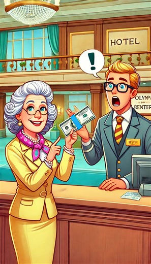 378K views · 13K reactions | This 70-year-old woman gave herself a big birthday treat and ended up outsmarting the hotel manager!  Check out this hilarious story of wit and wisdom. #BirthdayLaughs #HotelHumor | Quick Line Comedy | Facebook