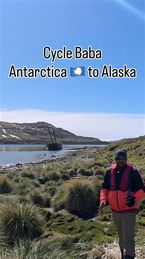 Exploring the abandoned ship in South Georgia that once carried indentured servants from India to Fiji in 1885. Now, I'm on my way to Antarctica 🇦🇶 #cyclebaba #fiji #fijiindian #fijiislands #antarctica | Cycle Baba