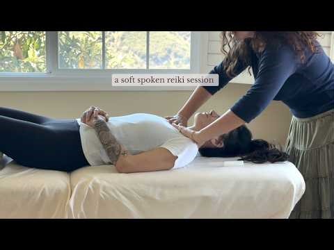 reiki for letting go of negative energy | in-person session (soft spoken ASMR)