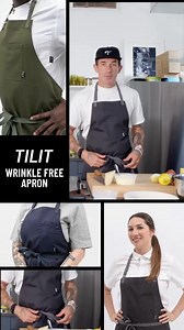 Designed by chefs, for chefs, TILIT created the Wrinkle-Free Apron to fill the need for functional and modern chef apparel. ✔️ Sleek, comfortable fit ✔️ Low-maintenance performance fabrics ✔️ Chef-approved adjustable straps & pockets Shop the apron trusted by pro chefs: www.tilitnyc.com/products/wrinkle-free-chef-bib-apron. | TILIT
