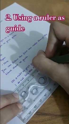 how to write on a blank paper? what's your method? #study #notes