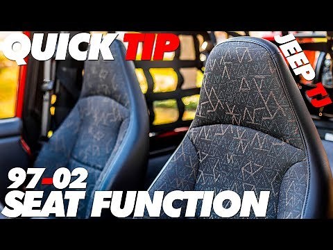 Jeep TJ Quick Tip: 97-02 Seat Function