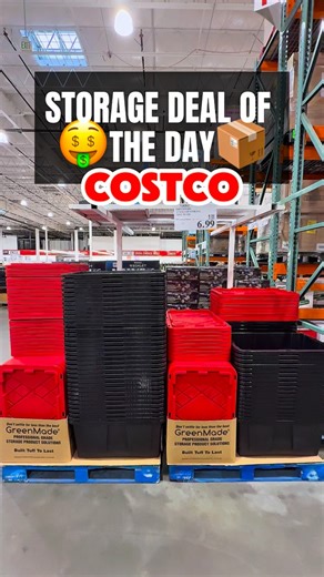 Costco just stocked the heavy-duty storage totes and they’re $2 off right now, bringing them down to $6.99! These bins are perfect for organizing garages, holiday décor, closets, and everything you don’t want lying around the house, and they stack beautifully without slipping. A must-grab—share this with someone who needs storage. #costcofinds #costcowonders #costcoinfluencer #costco #storage #organization #homeorganization #costcobuys #costcodeals | Costco Wonders