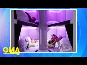 Airline unveils bunk beds for economy passengers l GMA