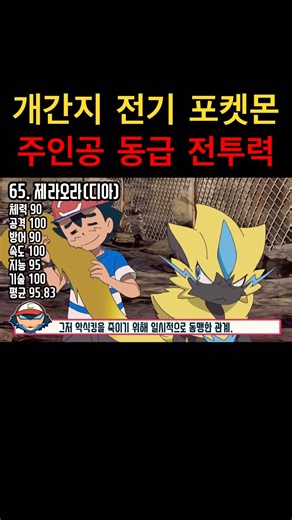 피카츄보다 강한 개간지 전기 포켓몬 등장 ! 제라오라