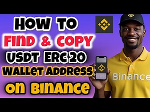 How To Find And Copy Your USDT ERC20 Wallet Address | USDT ERC20 Wallet On Binance