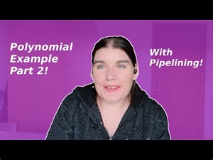 Polynomial example part 2! Final window code with pipelining!