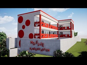 KINDERGARTEN SCHOOL DESIGN | ON A SMALL PLOT | Walkthrough