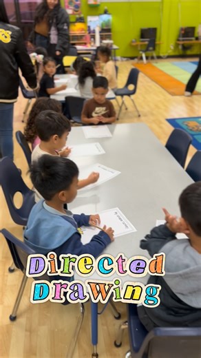 Kids Adventure Learning Center on Instagram: "🦃🎨 **Directed Drawing Fun!** This afternoon our students practiced a directed drawing activity, using simple shapes to create their very own turkeys! With gentle teacher guidance, children built confidence as they followed steps, strengthened fine-motor skills, and practiced early geometry concepts — all while expressing their creativity. Activities like this support **focus, listening skills, pencil control, spatial awareness,** and the ability to