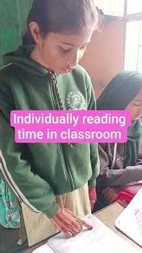 during class,individual reading practice.