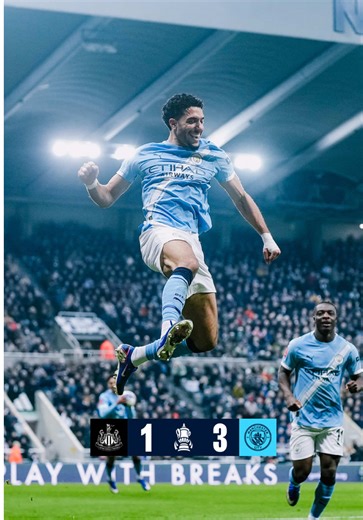 Man City Triumphs 3-1 Against Newcastle in FA Cup