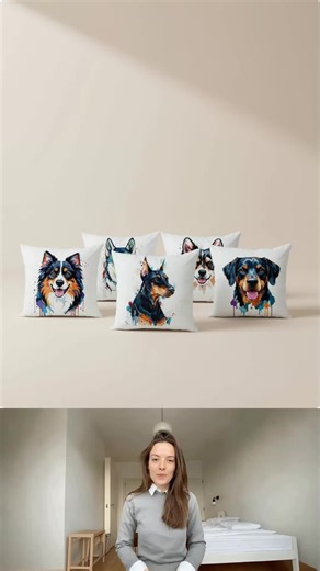 Transform your living space with our watercolor dog pillowcases! 🐶✨ Perfect for pet lovers! . . https://dogslovestore.com/products/stylish-watercolor-dog-pillow-case