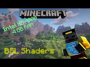 Realisic Minecraft Low End PC with BSL Shaders No Shadows (Intel HD 4000)
