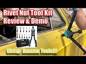 Rivet Nut Tool Kit Review / Demo
