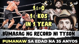 113K views · 1.9K reactions | PUMANAW sa edad na 35 ang BUMASAG sa isa sa RECORD ni Mike Tyson | 14-0-14 KOs sa loob ng 2024 | Walang Preno TV | Facebook