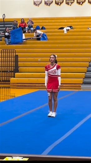 Sharing a few clips from our last competition when Chanel, one of our varsity leaders, a varsity football and competition cheerleader, won the jump off 🥇📣❤️ Chanel is not new to a jump off but we shall celebrate her every time 👏🏼❤️🏆 #Cheerleaders #cheerleading #competitioncheer | Hillsboro Cheerleading Program