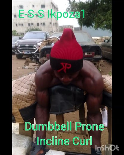 dumbbell Prone Incline Curl workout gym motivation training everyday SS-POWER #motivation #workout