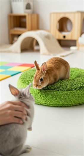 Crazy Moments Watch This Bunny's Unexpected Jump #rabbit #bunny #pets