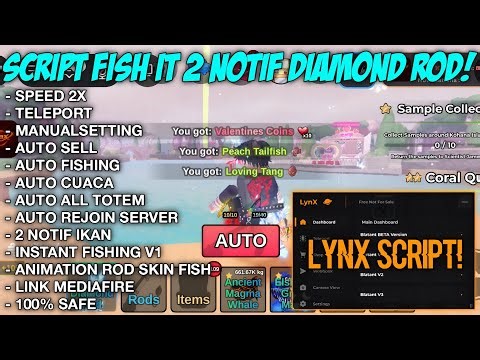 ✨ UPDATE SCRIPT FISH IT 2 NOTIF SETTINGAN DIAMOND ROD TERBARU 2026
