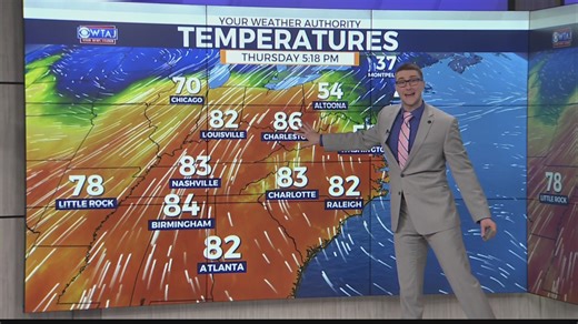 Thursday April 2nd eve weather