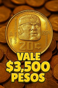 20 centavos Cultura Olmeca,bella moneda valiosa #numismaticaparatodos #guerrerojaguar #historiaschidasdelavida #elcuriosomundodelascuriosidades #Datos #diversión #happyplace #Historia #sports #afirmacionespositivas #music #animals #funny | Gerry Monedas Billetes