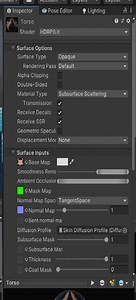Body skin texture/material problem?