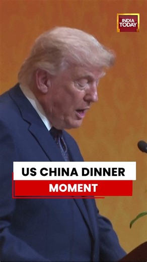 US–China Dinner Moment In Beijing | Xi Jinping & Donald Trump At State Banquet