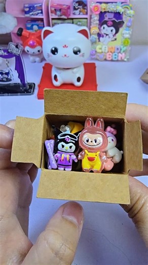 packing kuromi labubu vs Kuromi mini phone fake order box #satisfying #sanrio #labubu #shorts #funny
