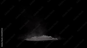 Collapsed ceiling Falling boards, sheetrock, and other debris effect background footage motion graphics, or as a background or overlay 4K drag and drop editing software supporting blending modes.