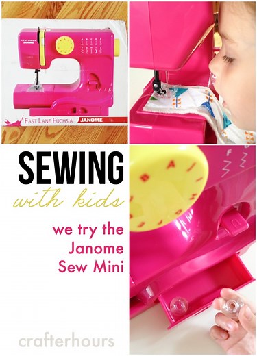 A Sewing Machine for Kids - Janome Sew Mini - crafterhours