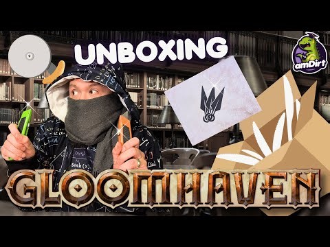 Unboxing SILENT KNIFE - GLOOMHAVEN 2ND EDITION