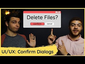 UX Design | Confirm Delete Dialogs