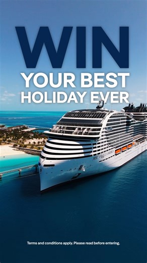 Every MSC cruise is planned with care — but the true magic lives in the unplanned. Enter for a chance to win a 7-night cruise on any #MSCCruises ship, any itinerary* and let your best holiday ever unfold. All you need to do: 📲 Like our page 💬 Comment on this post ✍️ Complete the form at this link: https://bit.ly/45dKnfS Competition ends January 31st at 23:59 CET. *Terms and conditions apply. Please read before entering. #MSCCruises #PlannedUnplanned | MSC Cruises