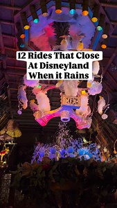 These are the rides that close at Disneyland and California Adventure when it rains ☔️🌧️ Do you like Disney on rainy days? | That Magical Fam