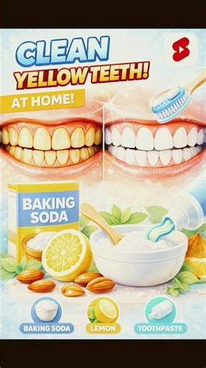 White Teeth Like Magic! ✨ The Best DIY Remedy