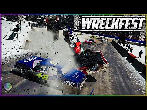 NASCAR RALLYCROSS WRECKING! | Wreckfest