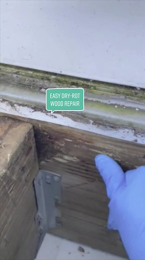 How to Easily Repair Dry-Rotted Wood on Your Deck Ledger Board