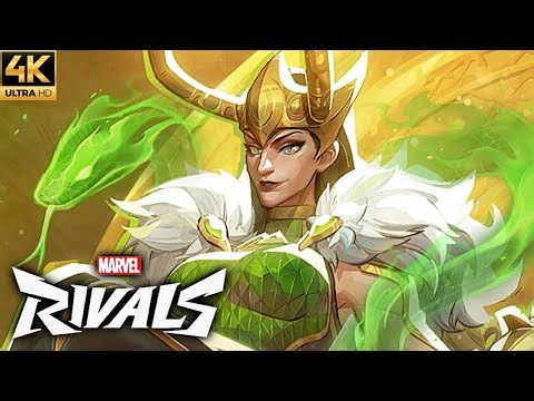Marvel Rivals - Lady Loki Skin Gameplay Showcase (4K 60FPS)