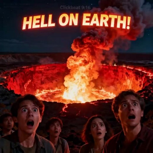 Door to Hell: This Fiery Pit Has Burned Nonstop For 50 Years! #shorts #hell