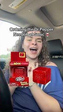 I GOT THE DR PEPPER NEEDOH NICE ICE CUBE 😱