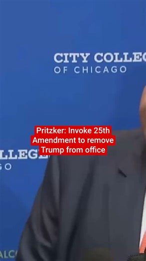 24K views · 669 reactions | Illinois Governor JB Pritzker has called on the Cabinet to invoke the 25th Amendment to remove Donald Trump from power | The Independent | Facebook