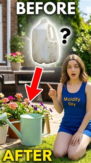 Don’t Throw Away Milk Jugs! Try This Genius DIY Garden Hack 🥛➡️🌱 #diy #gardening